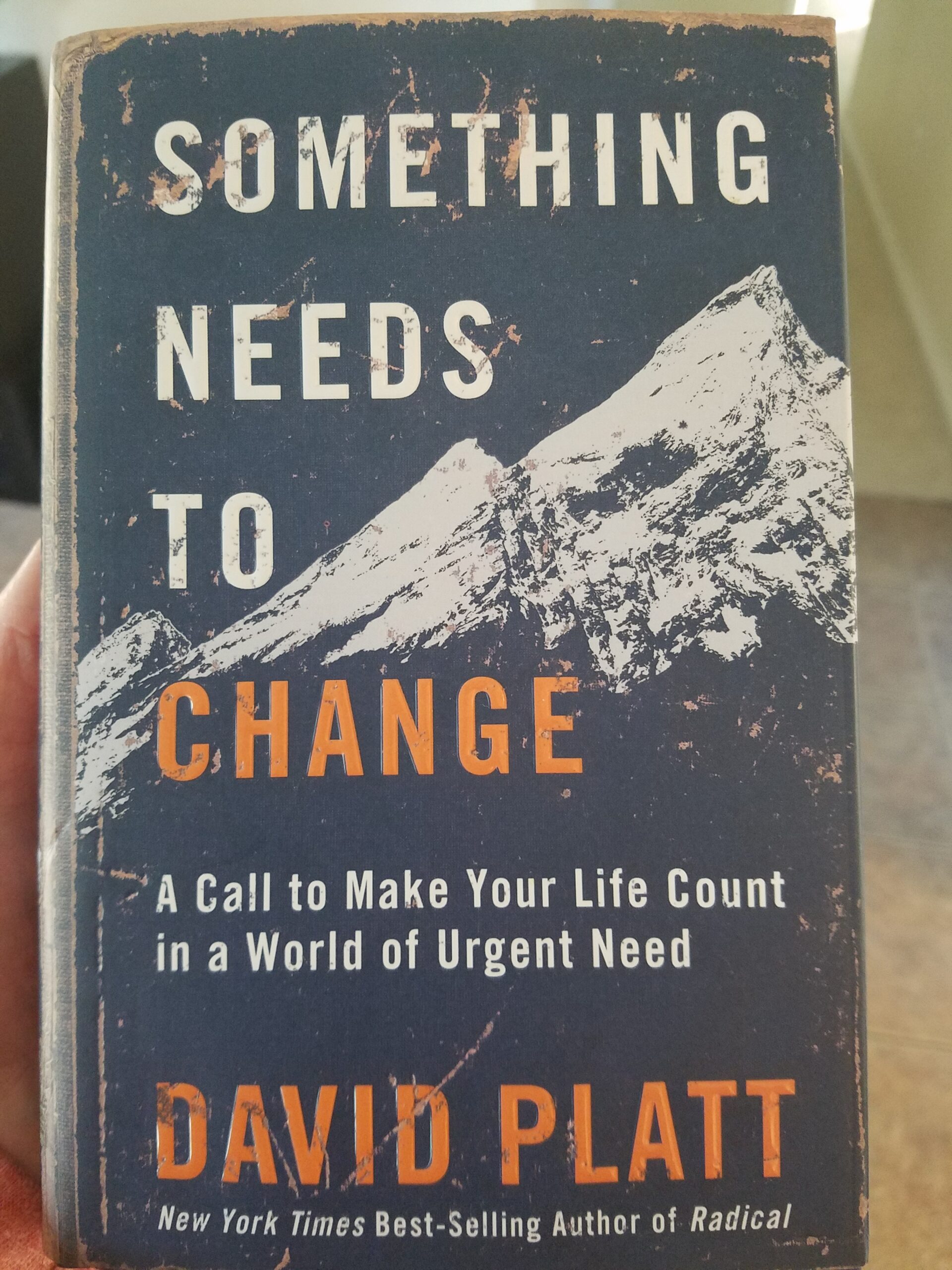 Something Needs to Change Book